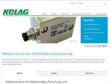 Tablet Screenshot of kelag.ch